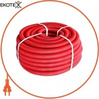 Труба гофрована важка (750Н) e.g.tube.pro.25.32 (25м).red, червоний