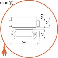 Enext i0550003 труба металлическая e.industrial.pipe.thread.1/2 с резьбой , 3.05 м