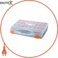 Органайзер-кейс пластиковий, e.toolbox.06, 460х360х80мм