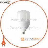Светодиодная лампа высокомощная ЕВРОСВЕТ 50Вт 6400К (VIS-50-E40)
