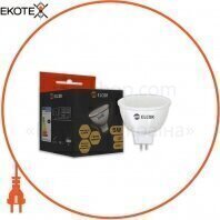 Світлодіодна LED лампа ELCOR 534327 MR16 5Вт GU5.3 350лм 4200K ELCOR