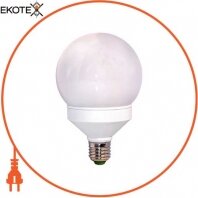 Лампа енергозберігаюча e.save.globe.E14.8.4200.t2, тип globe, цоколь Е14, 8W, 4200 К, колба T2