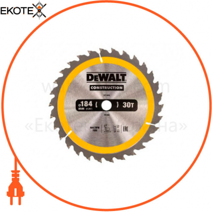 Диск пильный СONSTRUCTION DeWALT DT1940