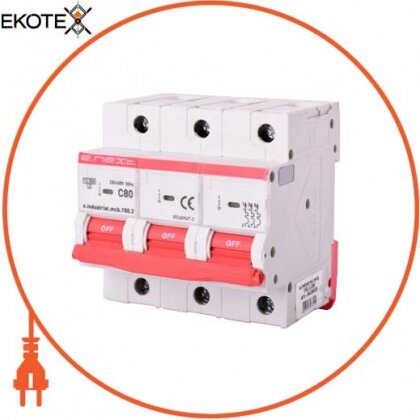 Enext i0630035 модульный автоматический выключатель e.industrial.mcb.150.3.c80, 3р, 80а, c, 15ка