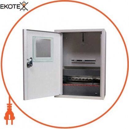 Enext s0100007 корпус e.mbox.stand.n.f1.12.z металлический, под 1-ф. счетчик, 12 мод., навесной, с замком