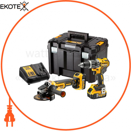 Набор из двух инструментов бесщеточных DeWALT DCK2080P2T