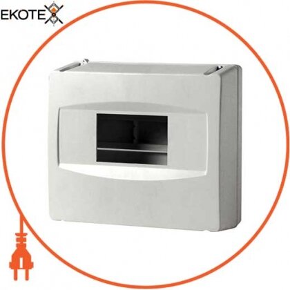 Enext CSU1034 корпус пластиковый 4-модульный e.plbox.stand.04, без дверцы