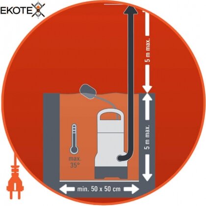 Einhell 4170471 насос для грязной воды gh-dp 3730