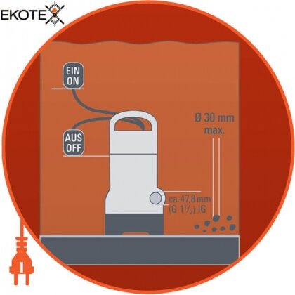 Einhell 4170471 насос для грязной воды gh-dp 3730